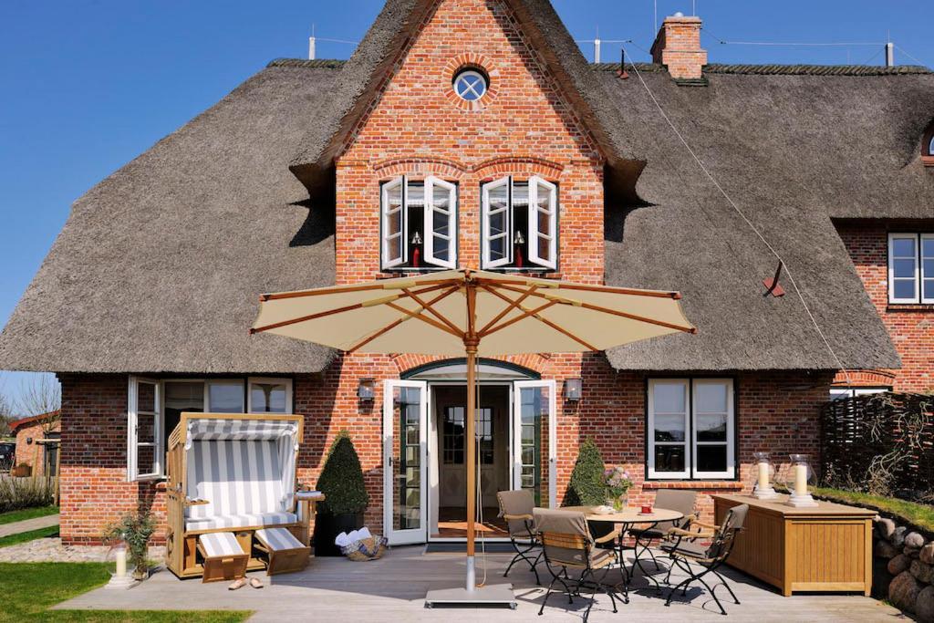 Salzwasserherz Senhoog Luxury Holiday Homes ***** มอร์ซุม ภายนอก รูปภาพ